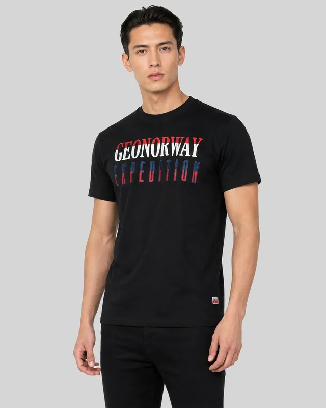 geographical-norway-jhazen-herren-t-shirt-kurzarm-schwarz image 1