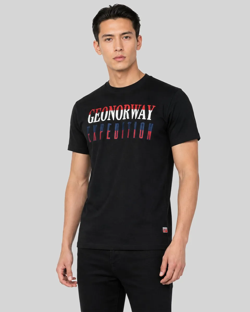 geographical-norway-jhazen-herren-t-shirt-kurzarm-schwarz image 1