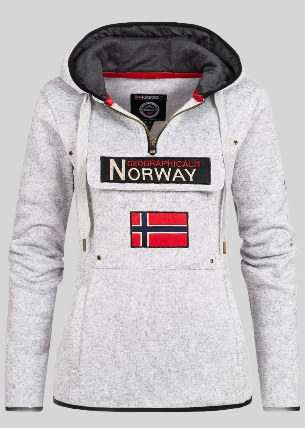 geographical-norway-upclassica-sweatshirt-damen-marine-stickerei image 3