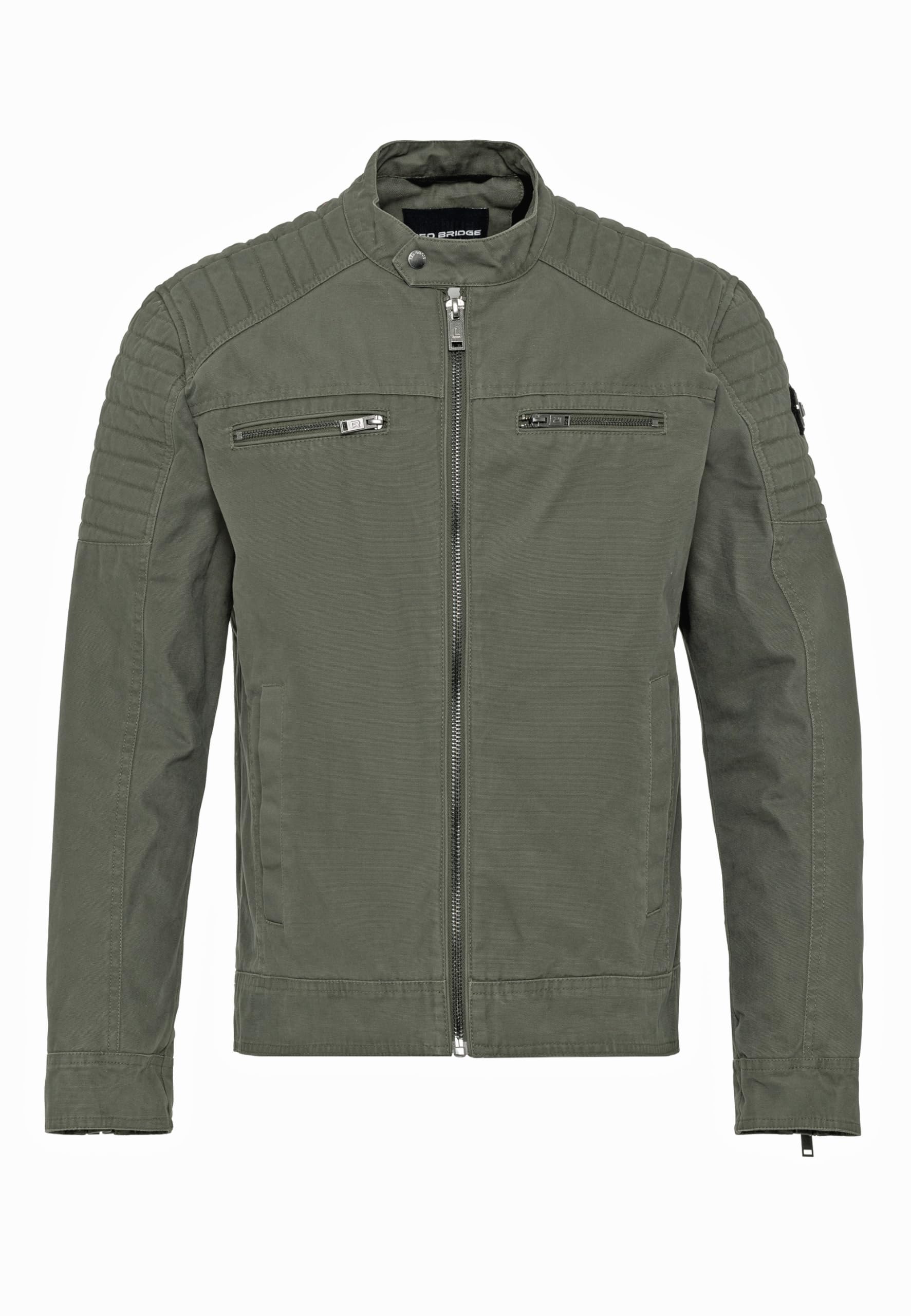 redbridge-jacke-herren-biker-m6138-xxl-schwarz-baumwolle image 6