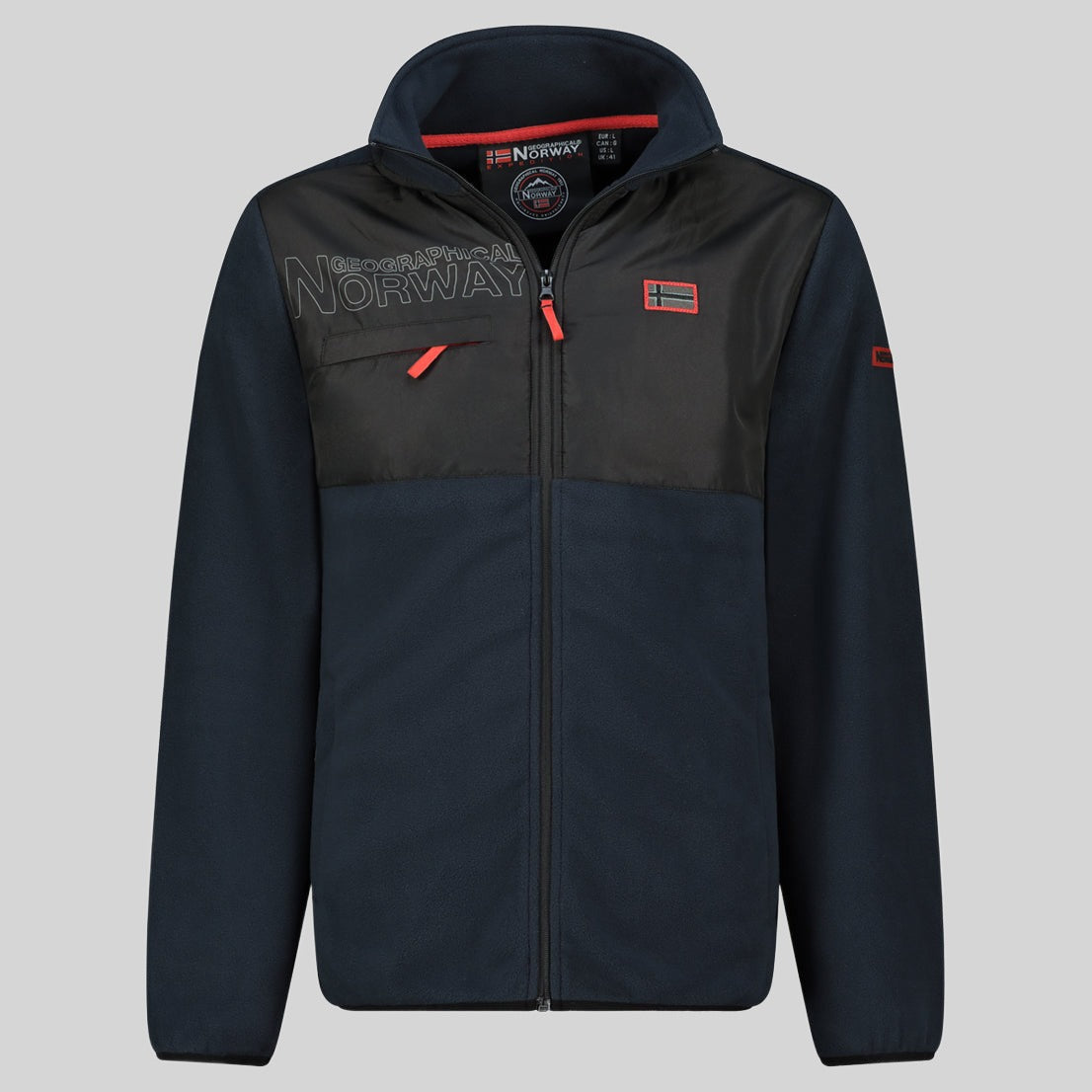 geographical-norway-trasir-herren-fleecejacke-mit-stehkragen-polaire image 2