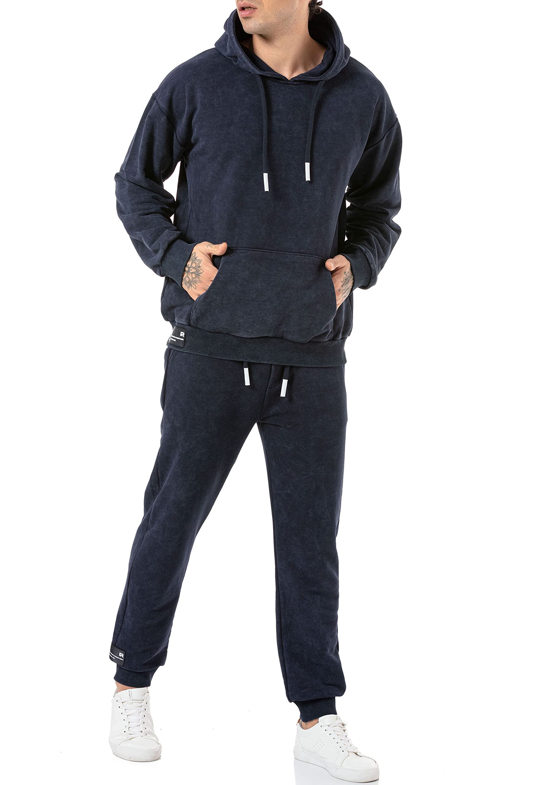 redbridge-m2196-jogginganzug-hoodie-set-herren-dunkelblau image 7