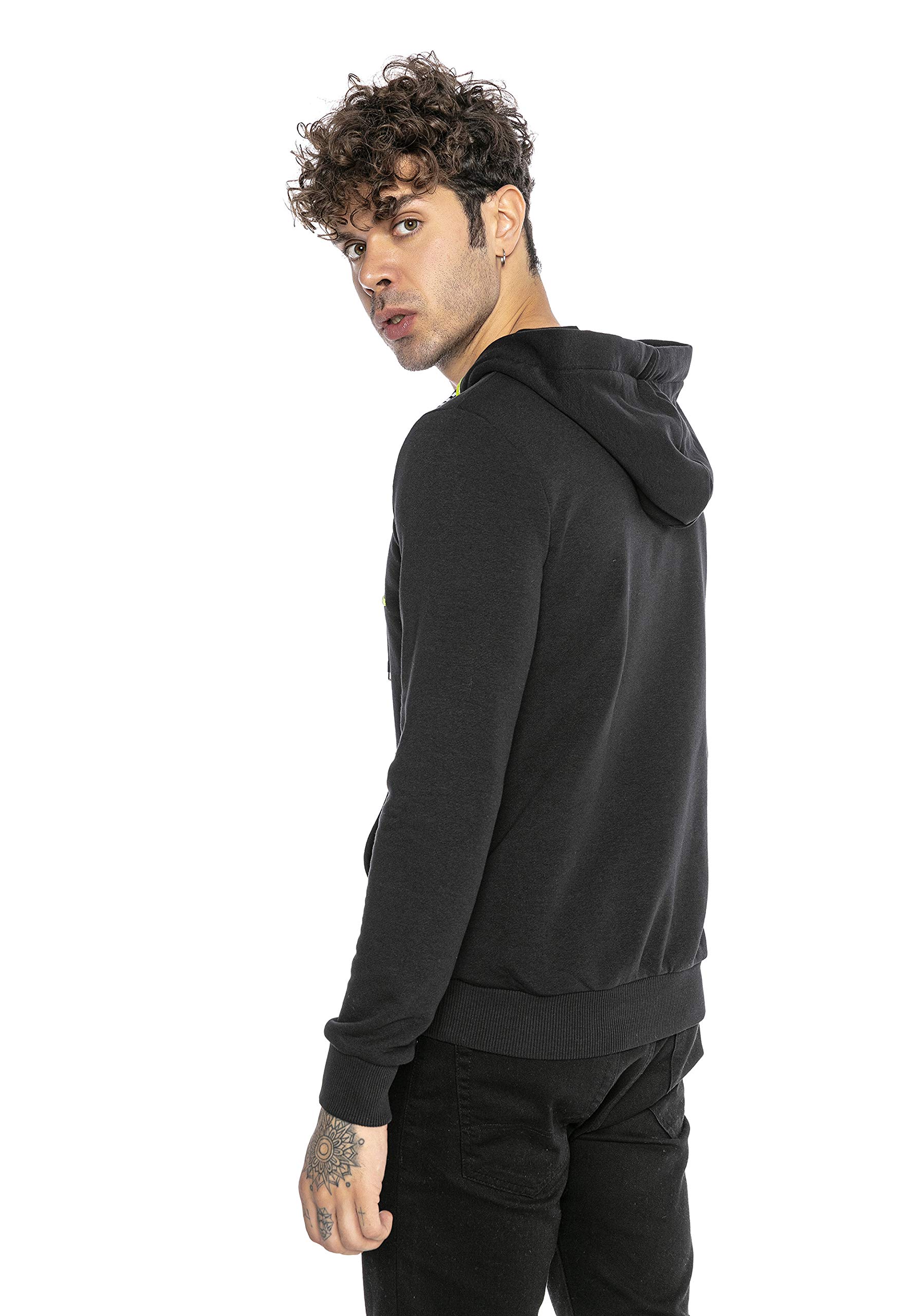 redbridge-hoodie-herren-neon-big-stitch-kapuze-gr-l image 5