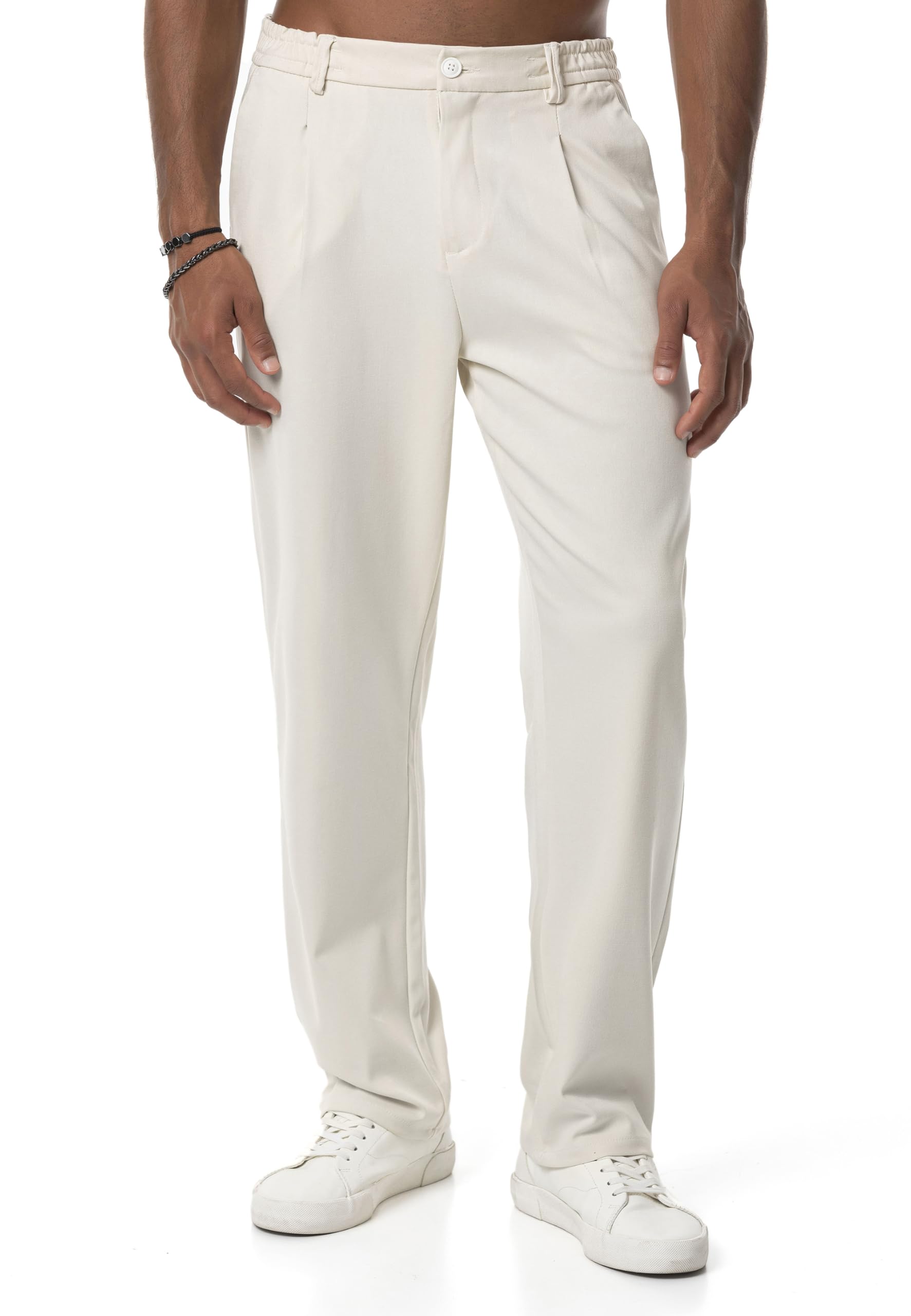 redbridge-hosen-m4329-leichte-freizeithose-regular-fit-ecru-s image 7