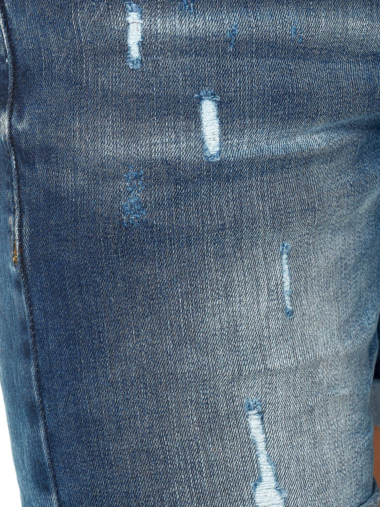 redbridge-jeans-shorts-herren-blau-denim-bermudas-destroyed image 5
