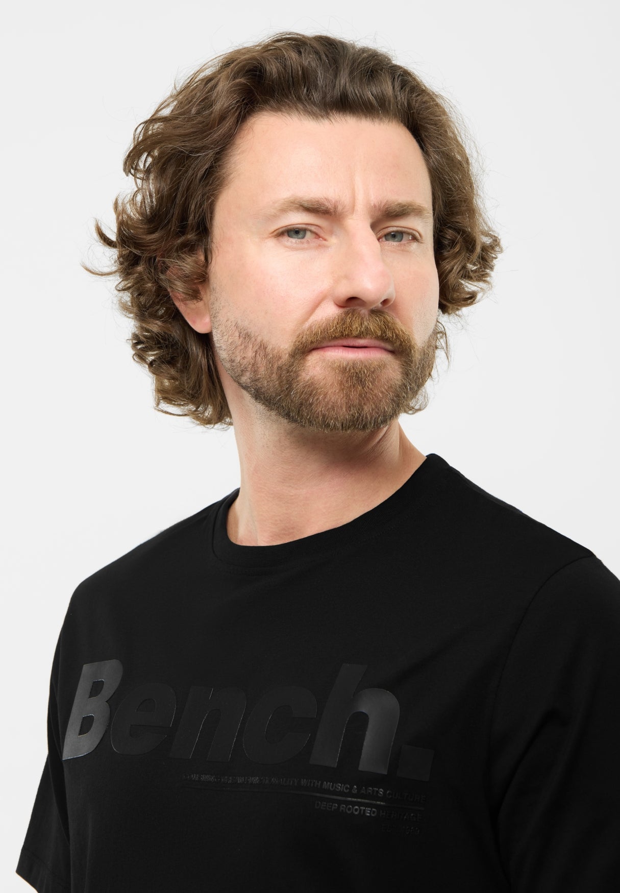 bench-elassi-herren-t-shirt-logo-baumwolle-black image 8
