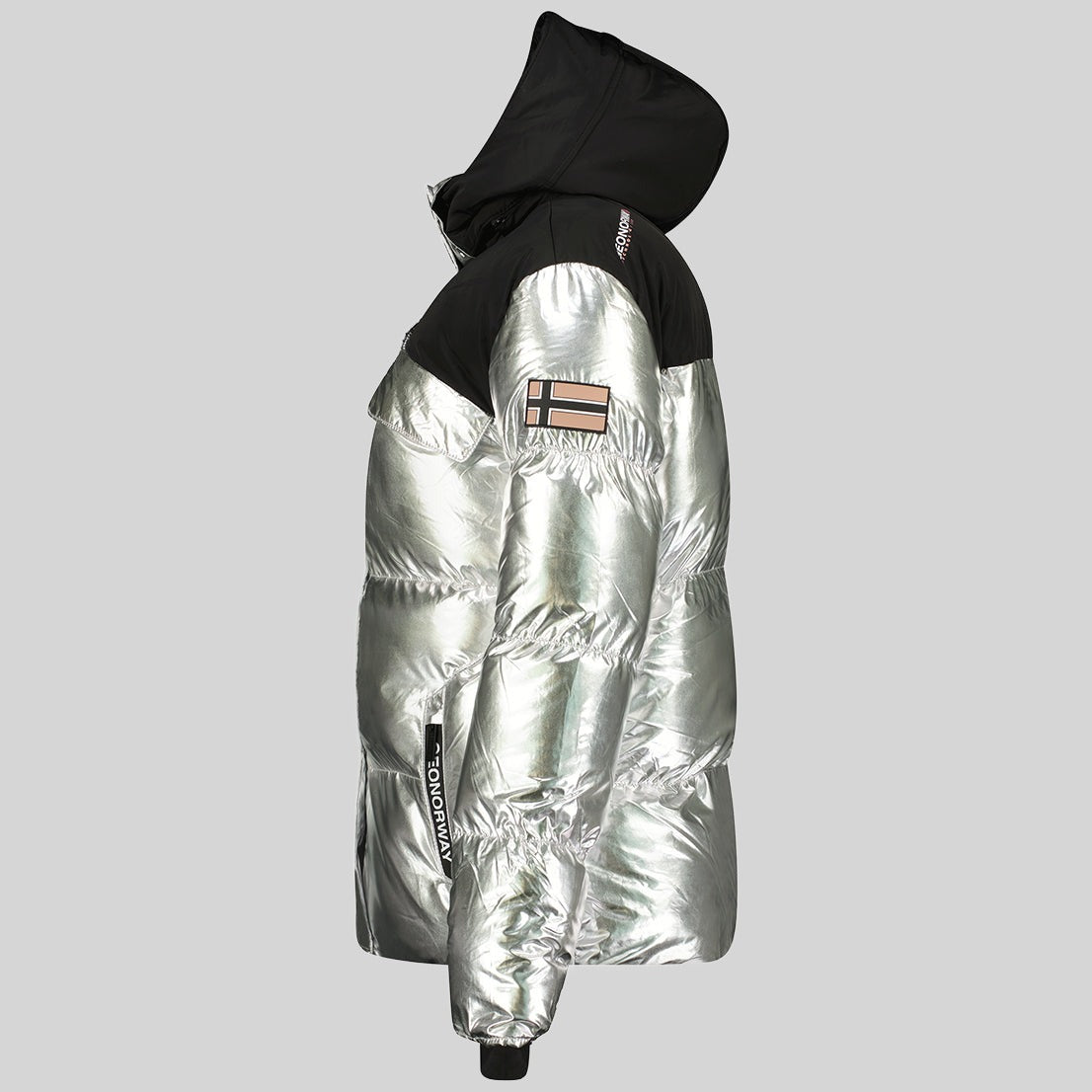 geographical-norway-bilkiss-parka-damen-silber-winter image 4