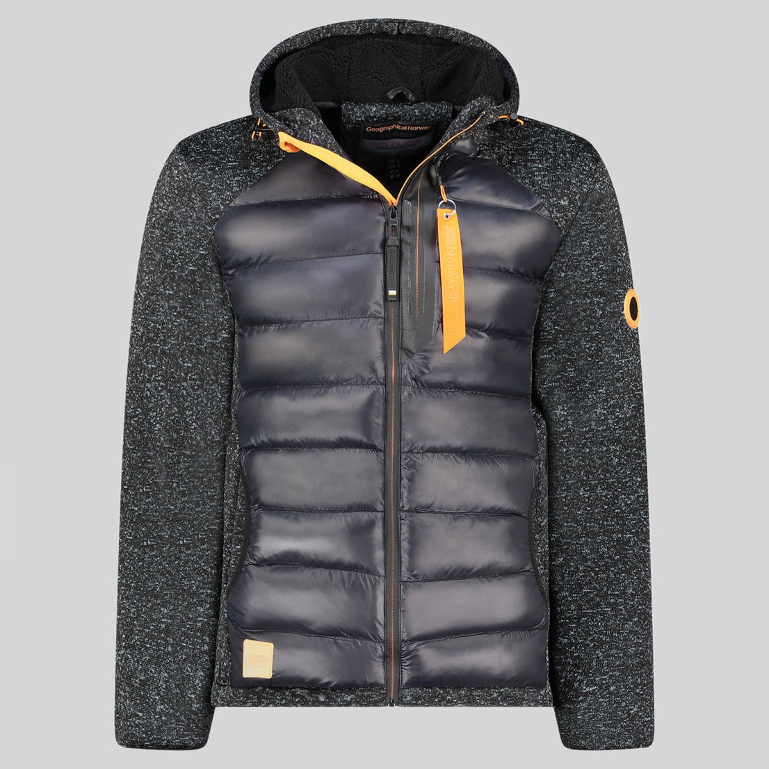 geographical-norway-theo-fleecejacke-herren-schwarz-kapuze image 3