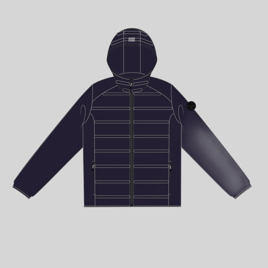 geographical-norway-douai-herren-steppjacke-schwarz-leicht image 6