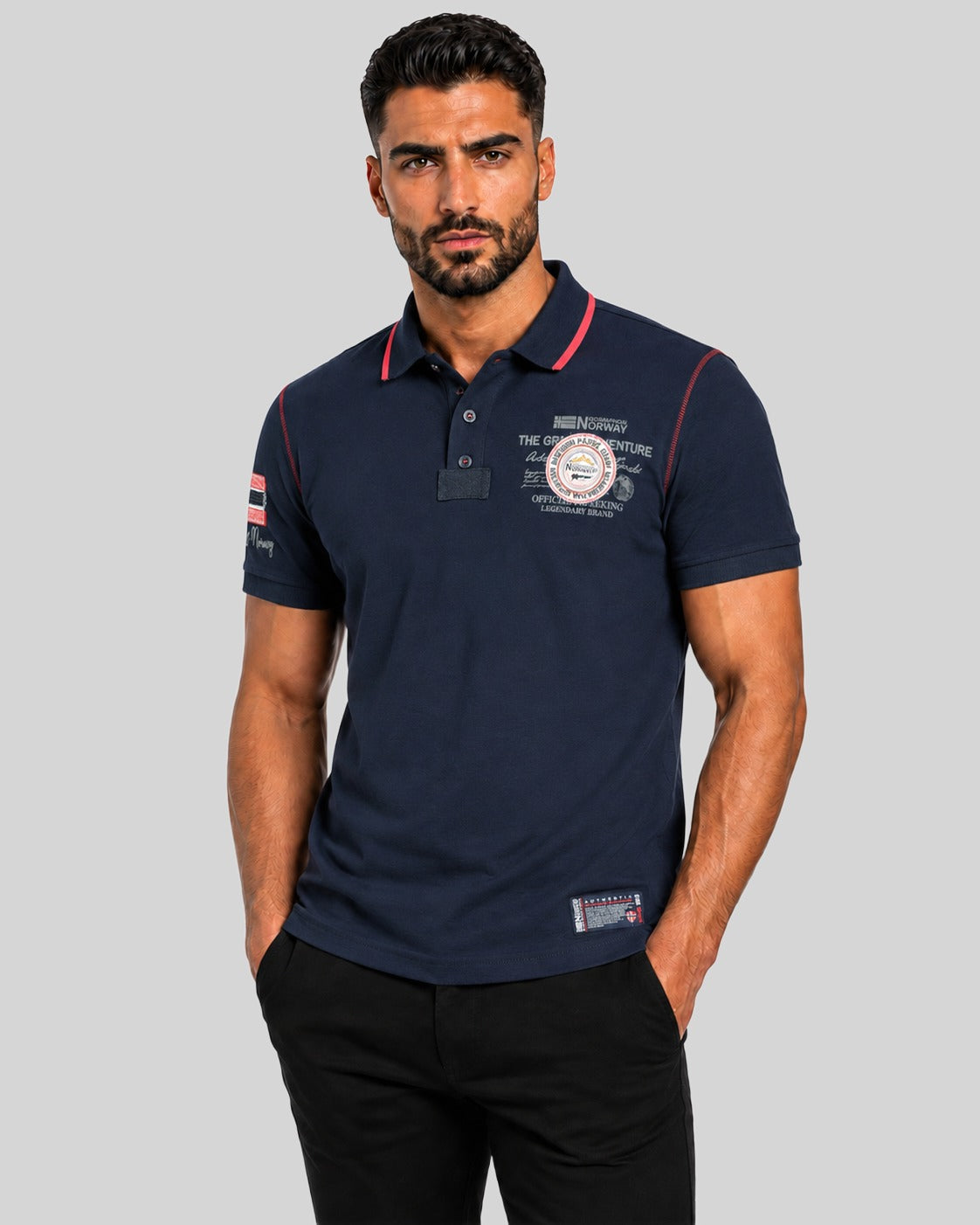 geographical-norway-kilsvik-polo-herren-schwarz-baumwolle image 6