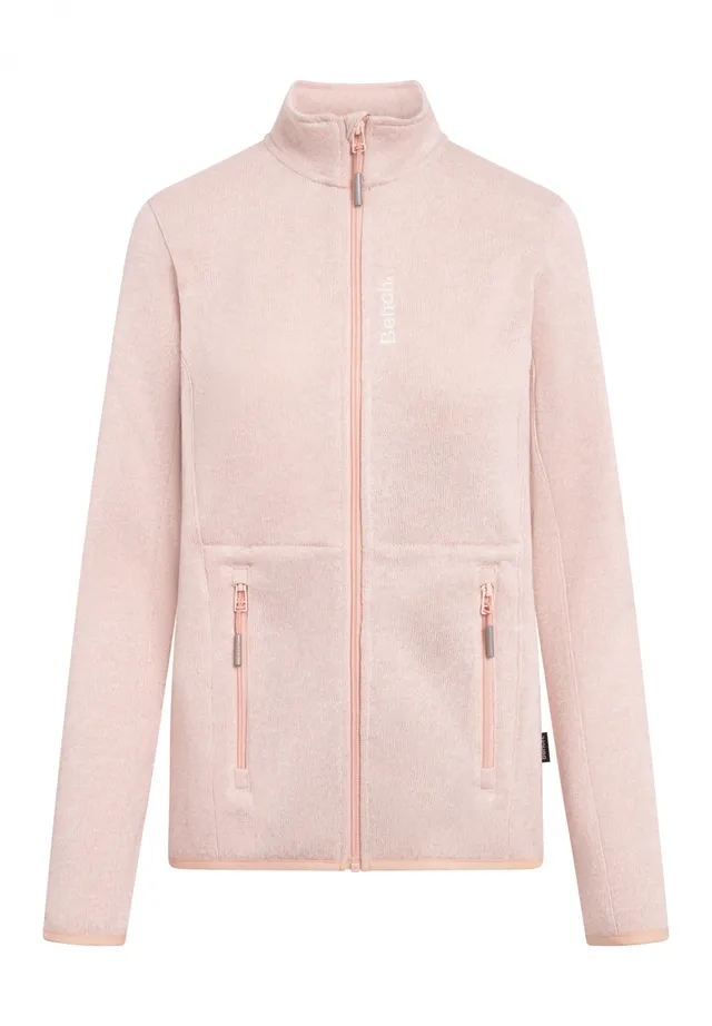 bench-reykja-strickfleece-jacke-damen-rose-smoke-regular-fit image 1