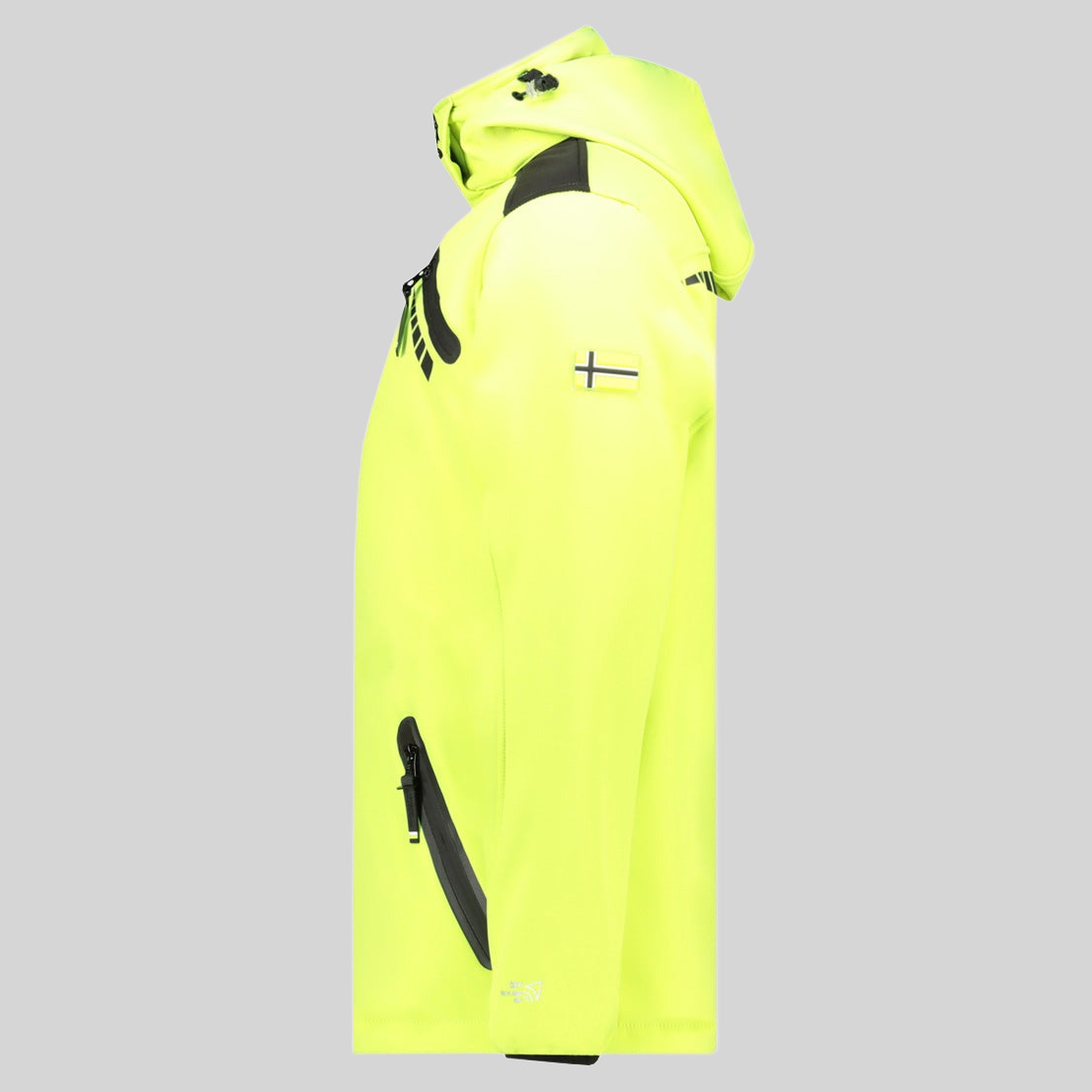 geographical-norway-twopac-softshelljacke-herren-schwarz-kapuze image 5