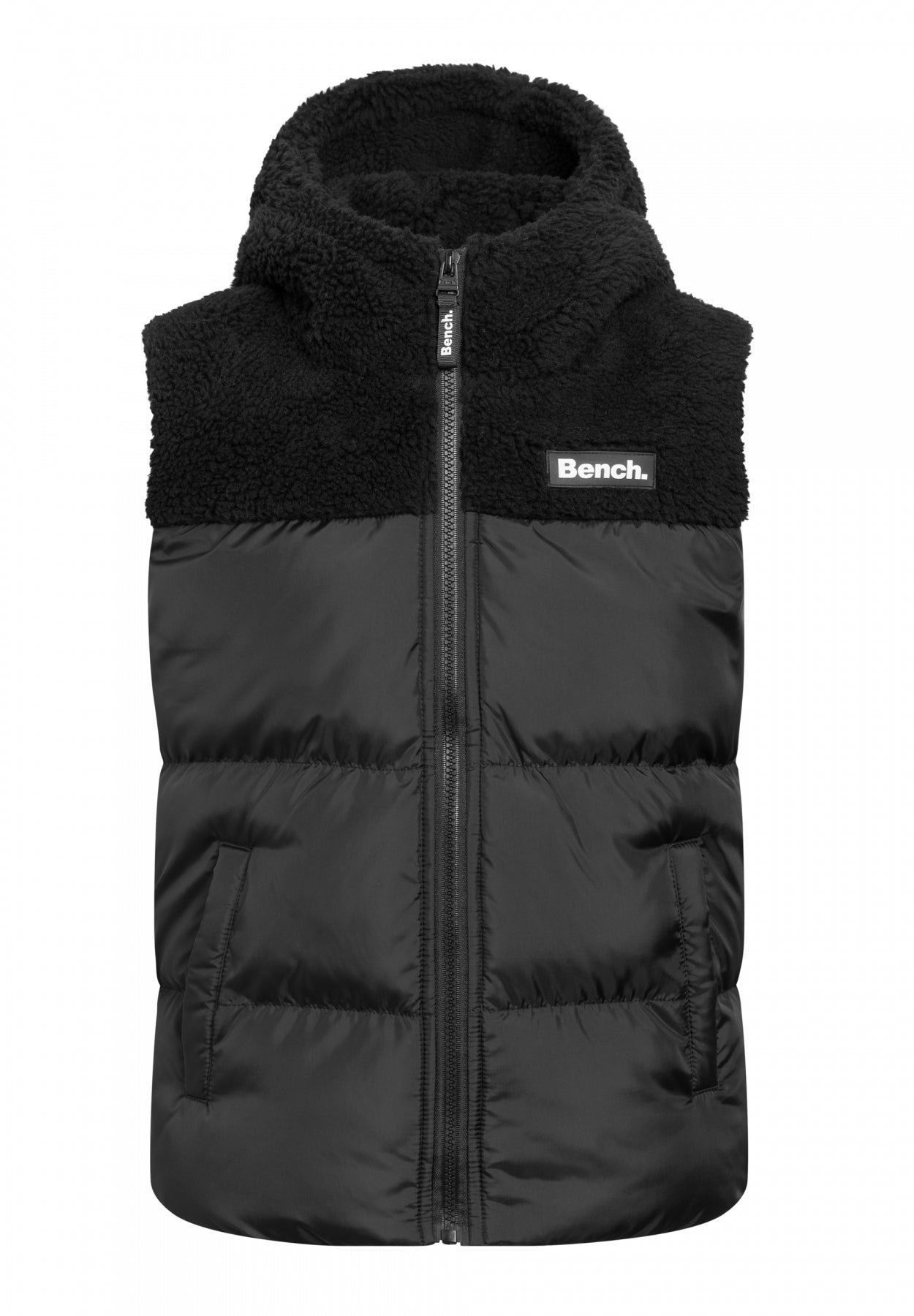 bench-presley-m-dchen-fleece-weste-winter-white-mit-kapuze image 1
