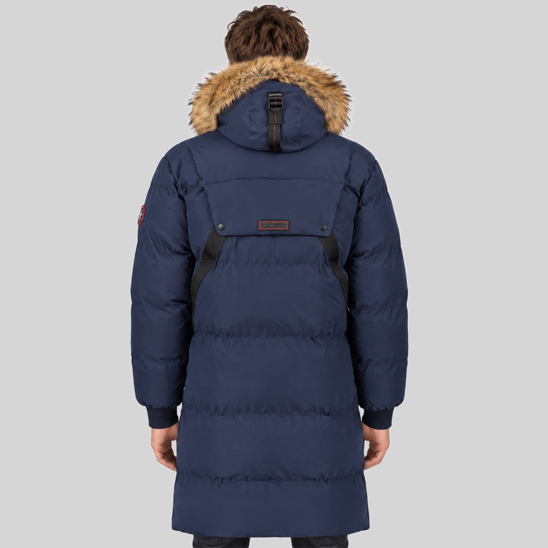 geographical-norway-cameleon-long-herren-parka-mit-kunstfellkapuze-schwarz-s image 8