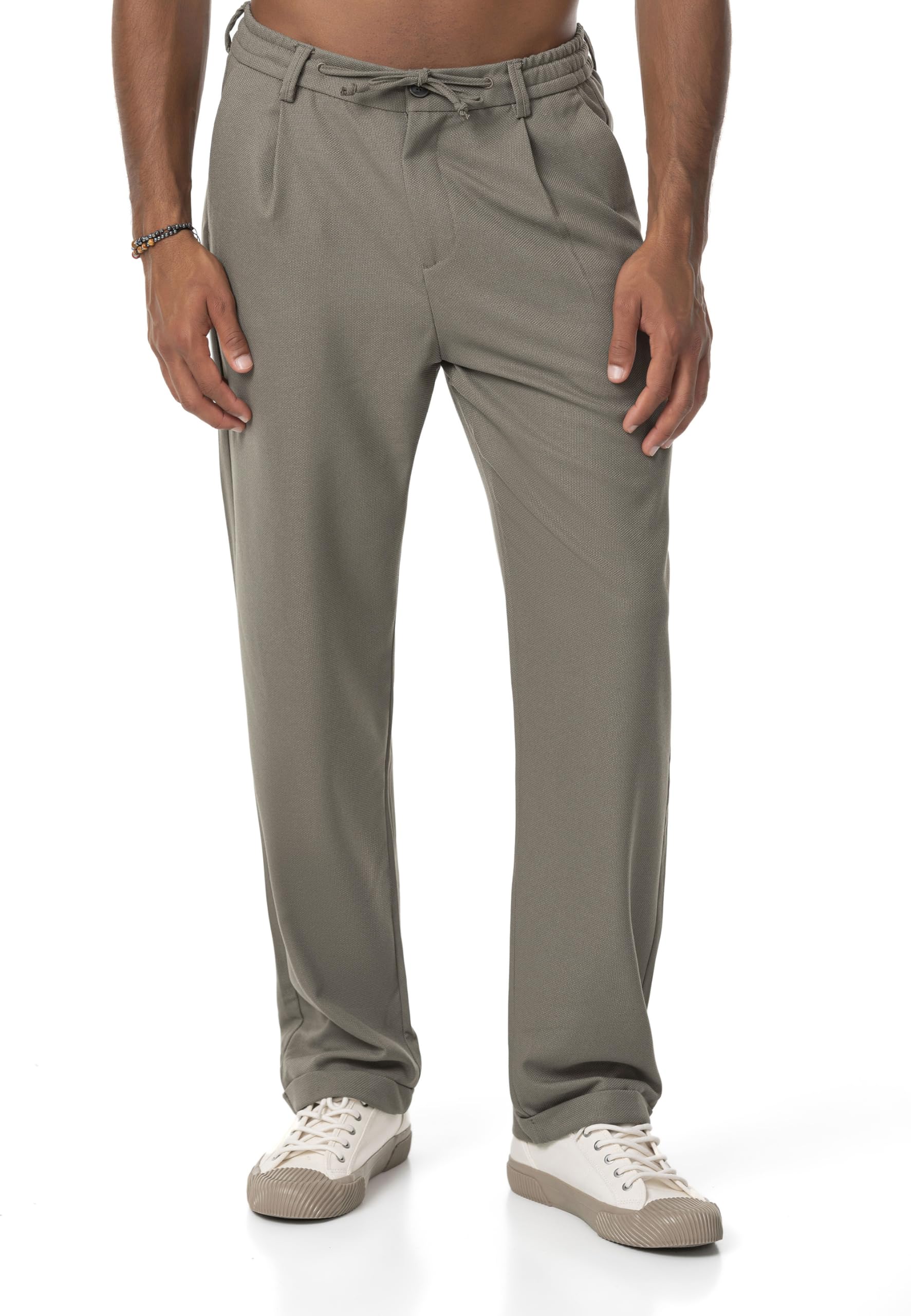 redbridge-hosen-stoffhose-kordelzug-m4328-schwarz image 1