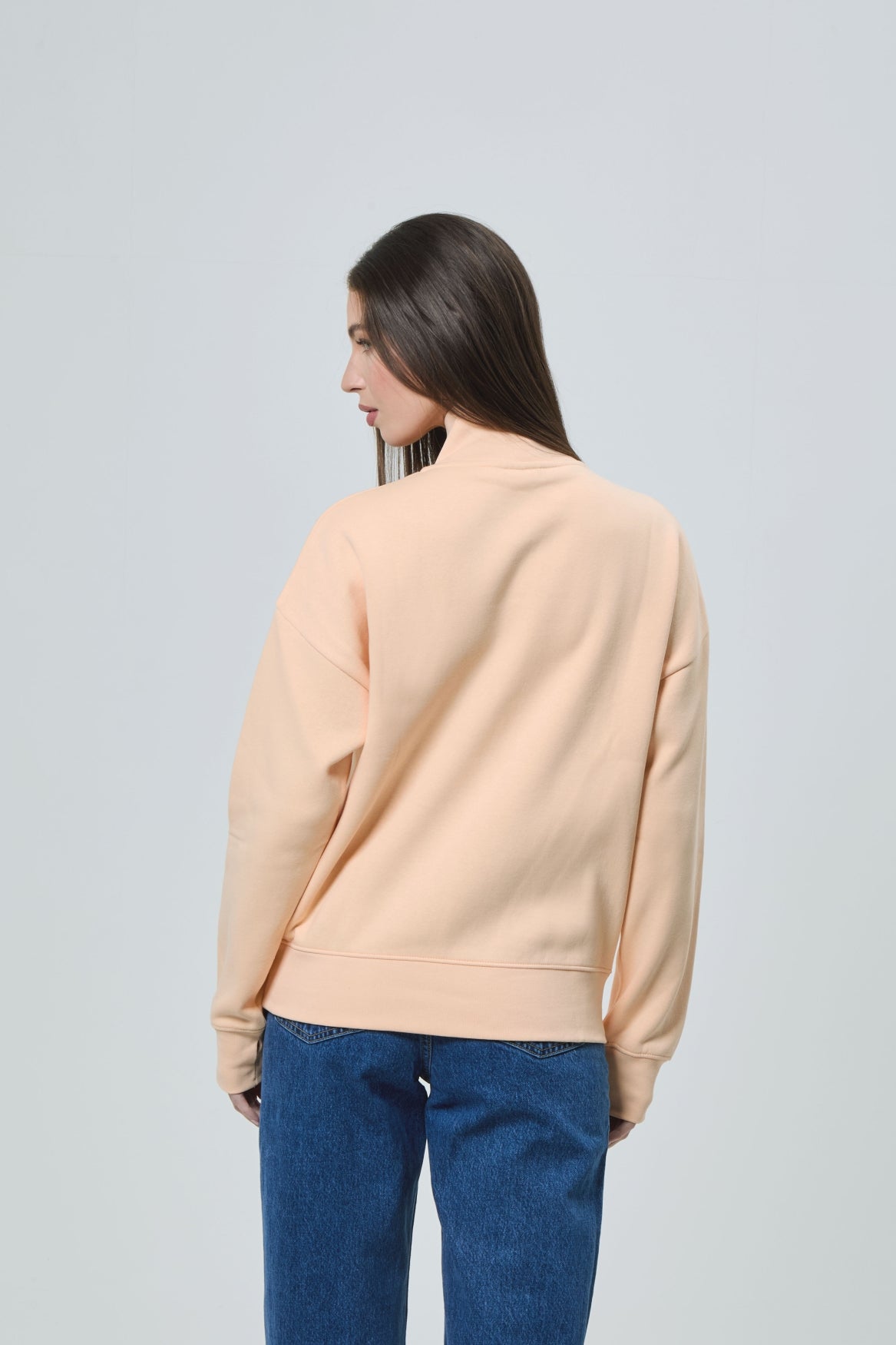 bench-huntley-damen-halfzip-sweater-dusky-rose-logo image 8