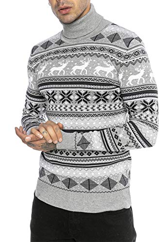 redbridge-pullover-herren-strick-norweger-rollkragen-slim-fit image 8
