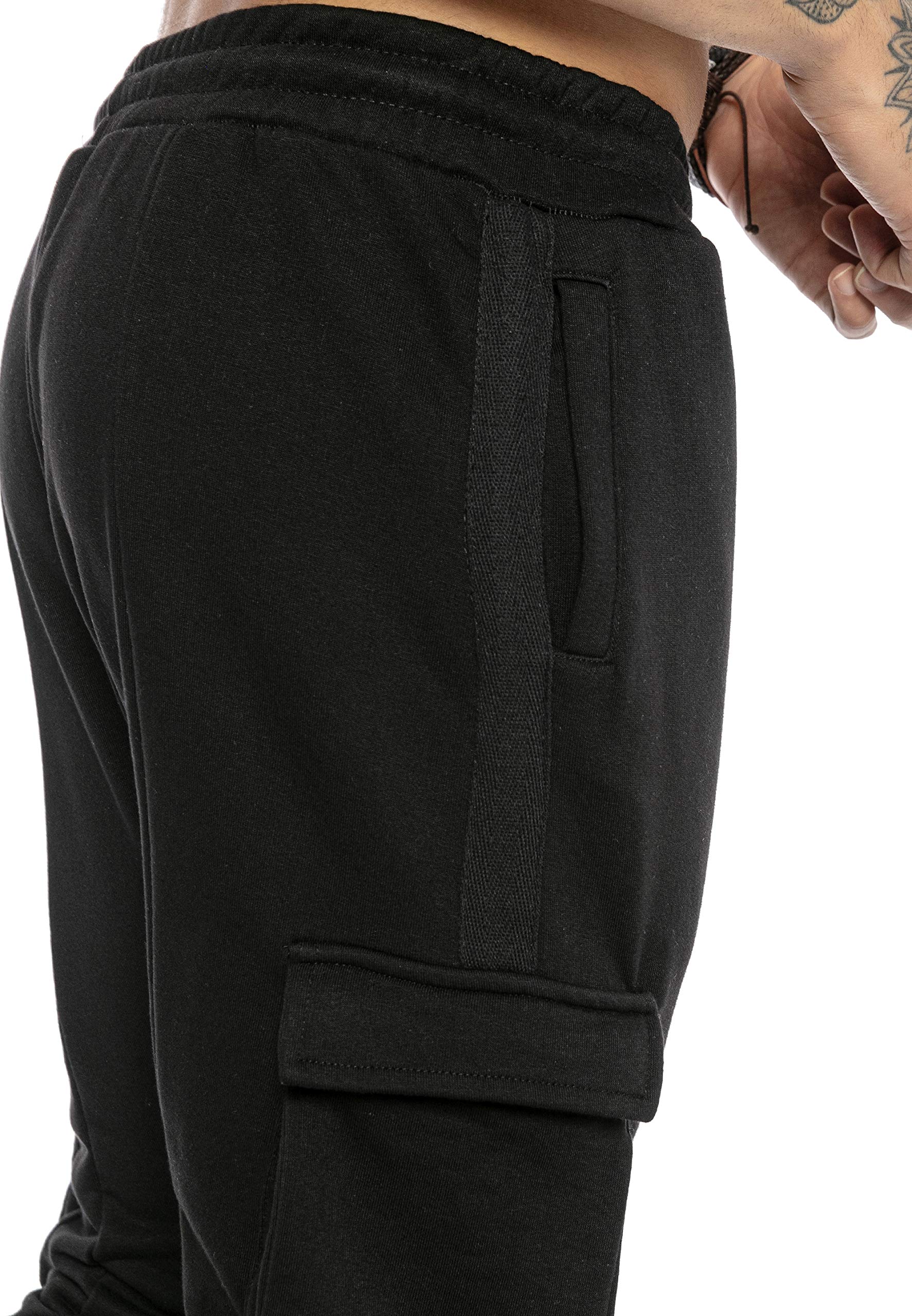 redbridge-hose-jogger-cargo-sweat-schwarz-baumwolle image 3
