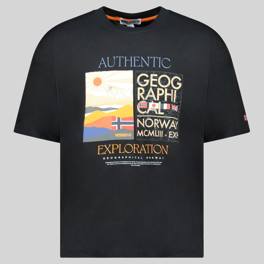 geographical-norway-jauthentic-herren-t-shirt-schwarz-oversize image 3