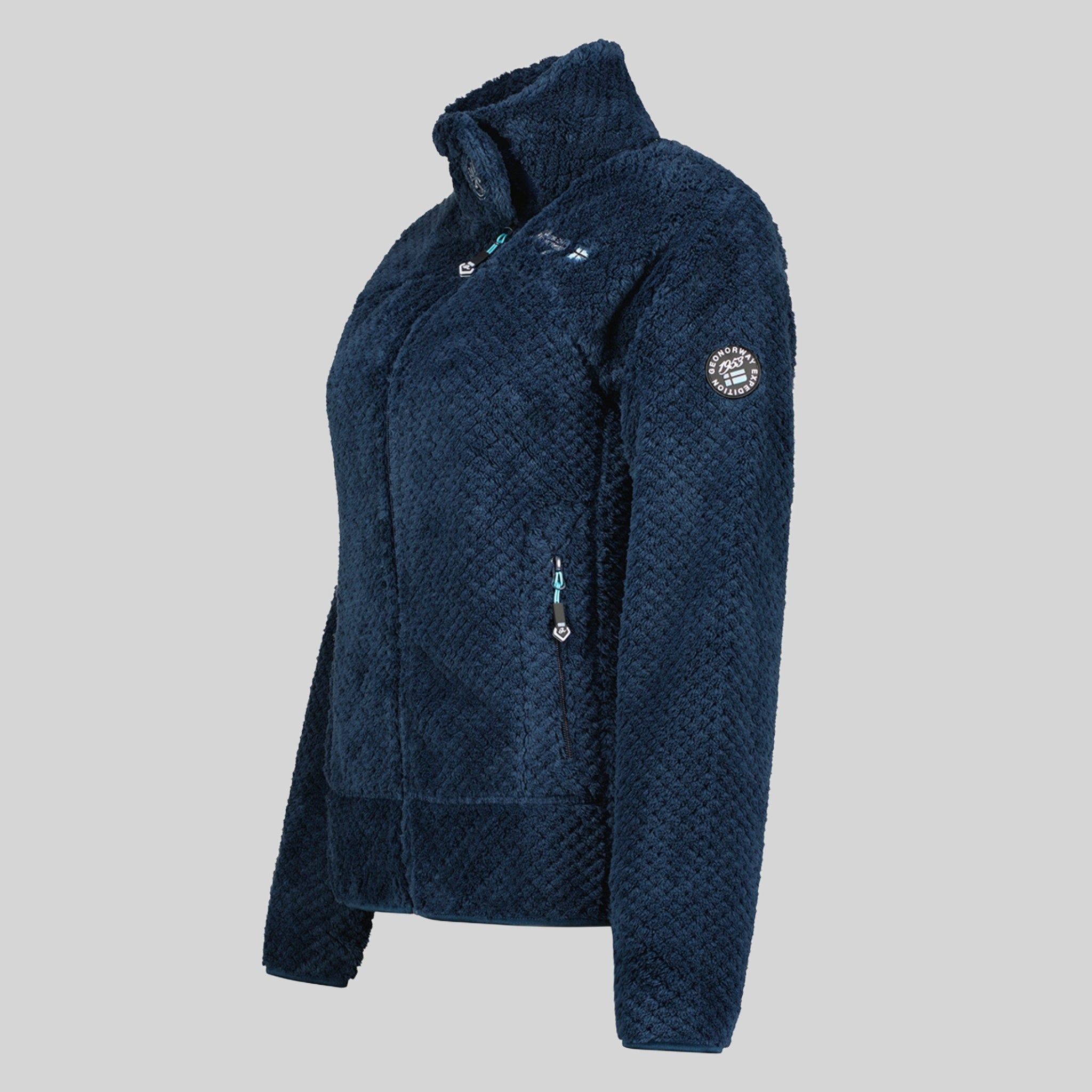 geographical-norway-tropezienne-damen-fleecejacke-marine image 3