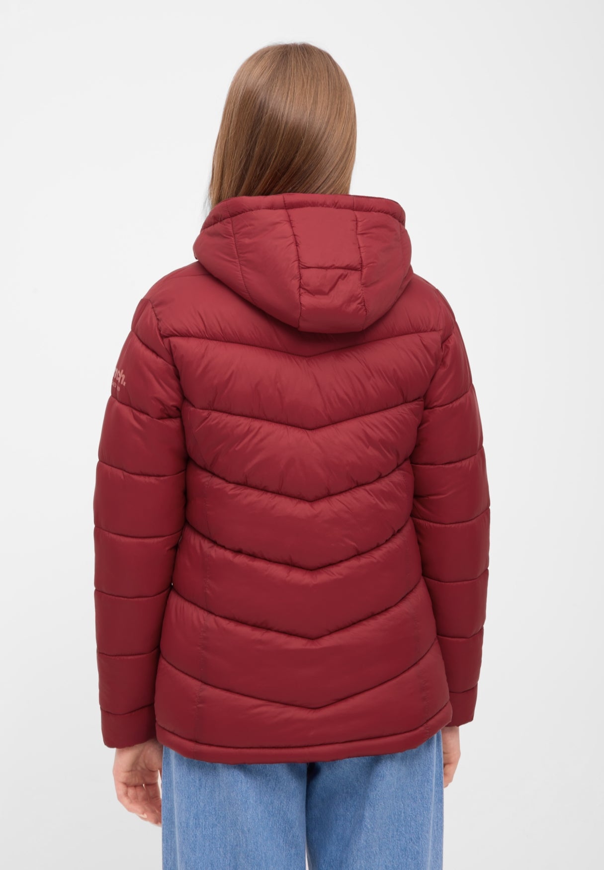 bench-jiyra-pufferjacke-damen-cranberry-40-12-slim-fit image 3