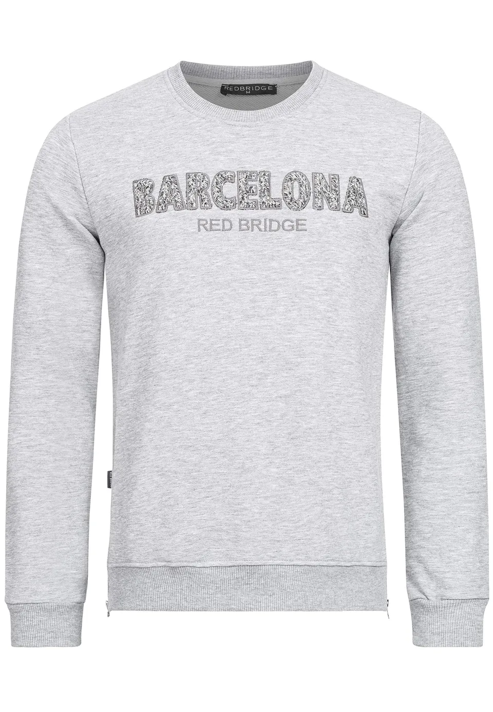 redbridge-barcelona-sweater-herren-pullover-wei-regular-fit image 1