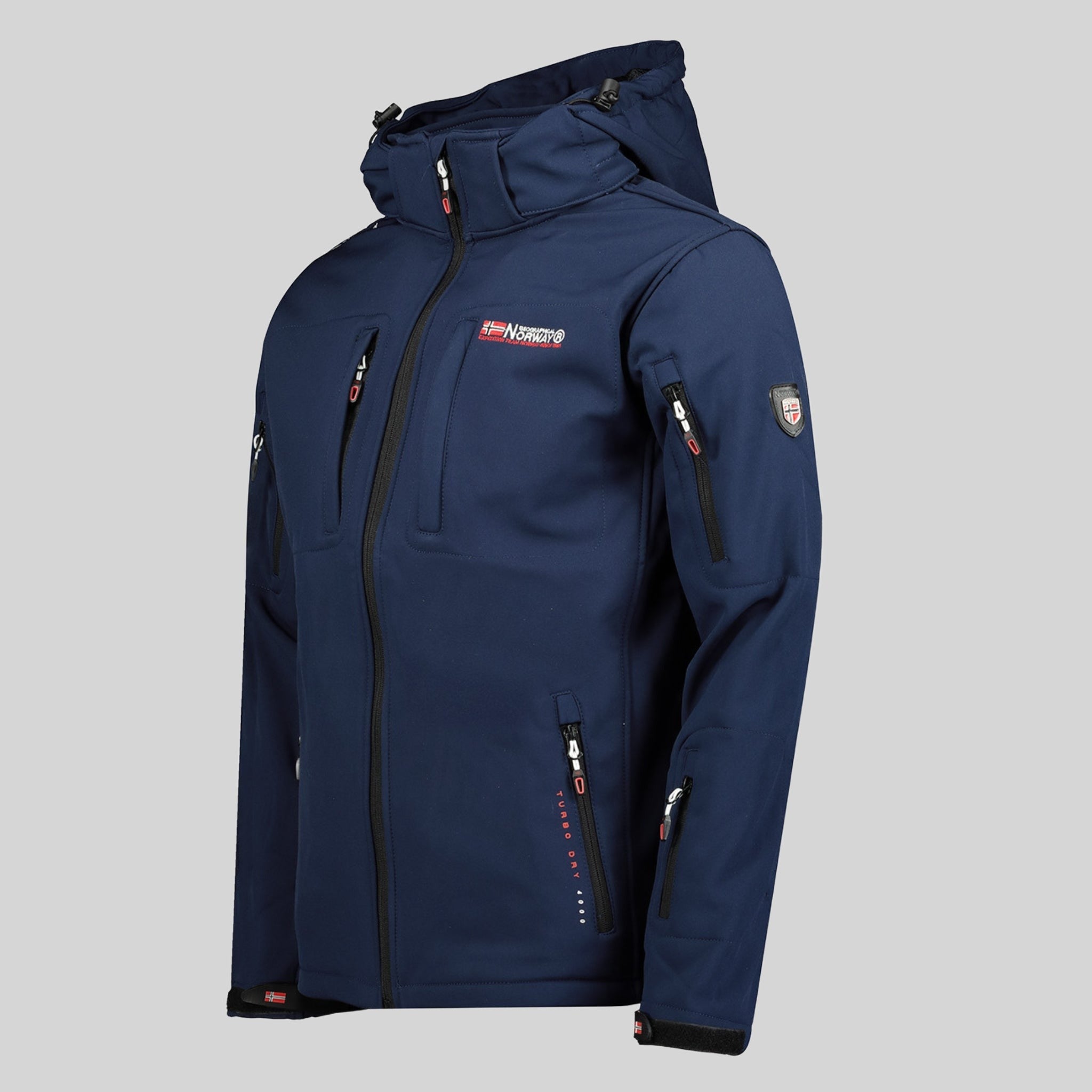 geographical-norway-tunar-softshell-schwarz-herren-winddicht image 4