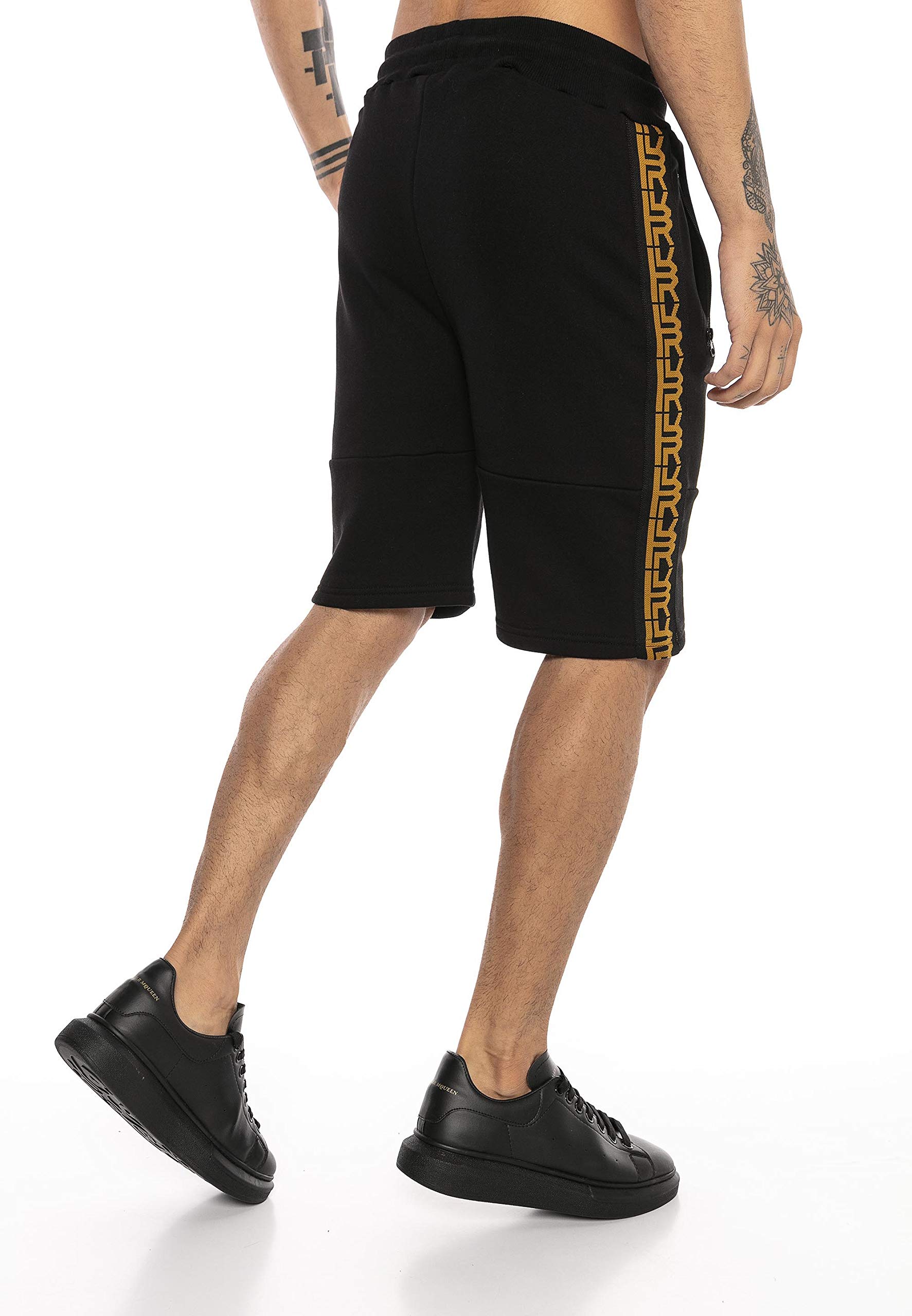 redbridge-shorts-herren-sweatshorts-schwarz-s image 3