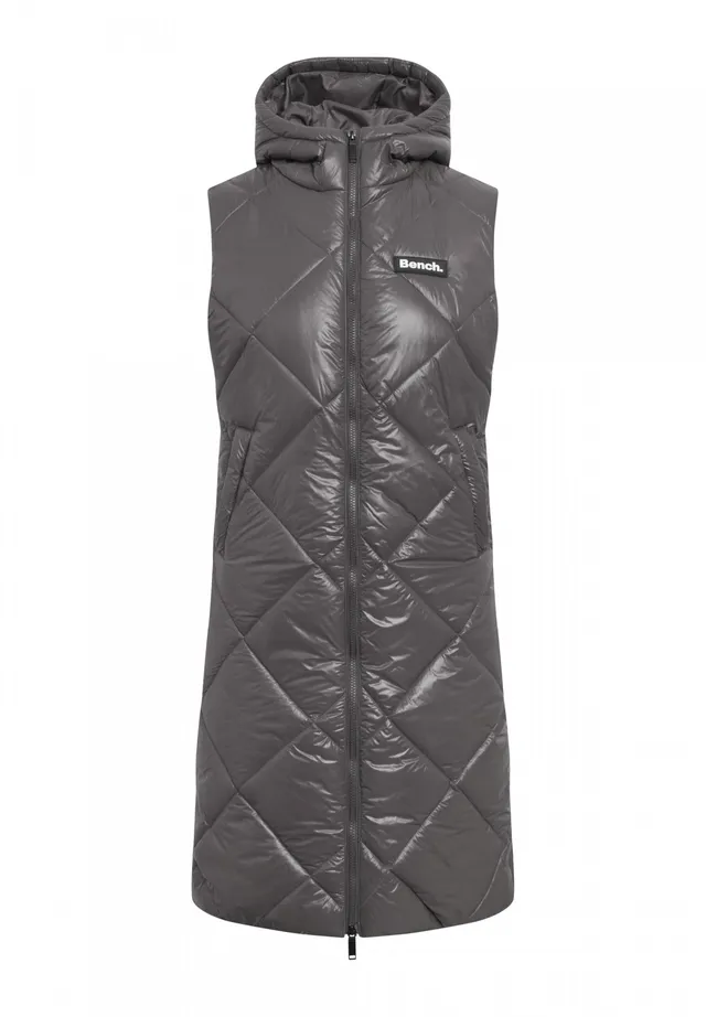 bench-nakiyah-steppweste-damen-khaki-mit-kapuze image 1