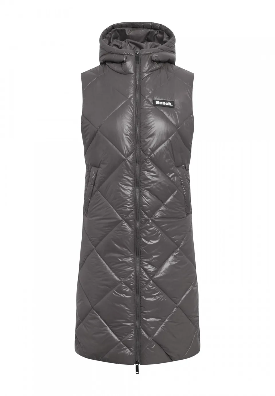 bench-nakiyah-steppweste-damen-khaki-mit-kapuze image 1