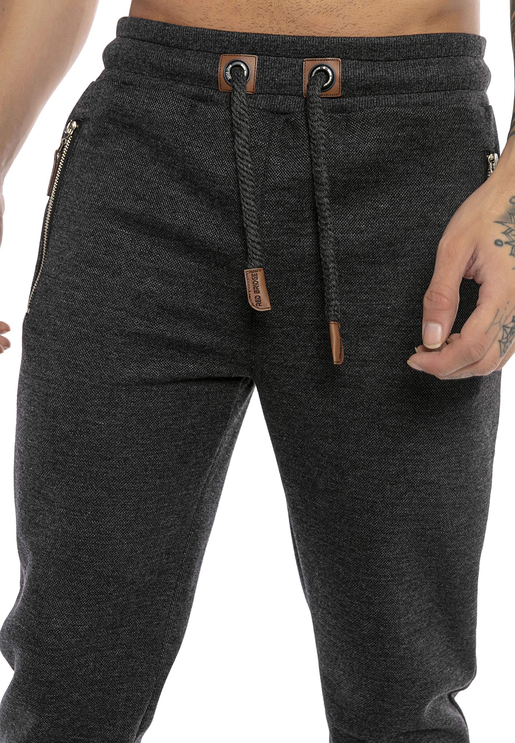 redbridge-jogginganzug-herren-hoodie-set-dunkelgrau image 4