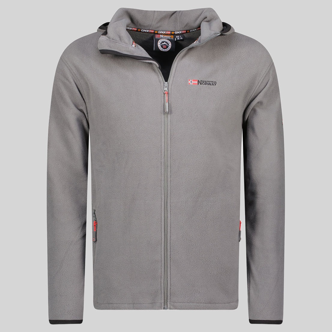 geographical-norway-unicia-damen-fleecejacke-schwarz-kapuze image 8