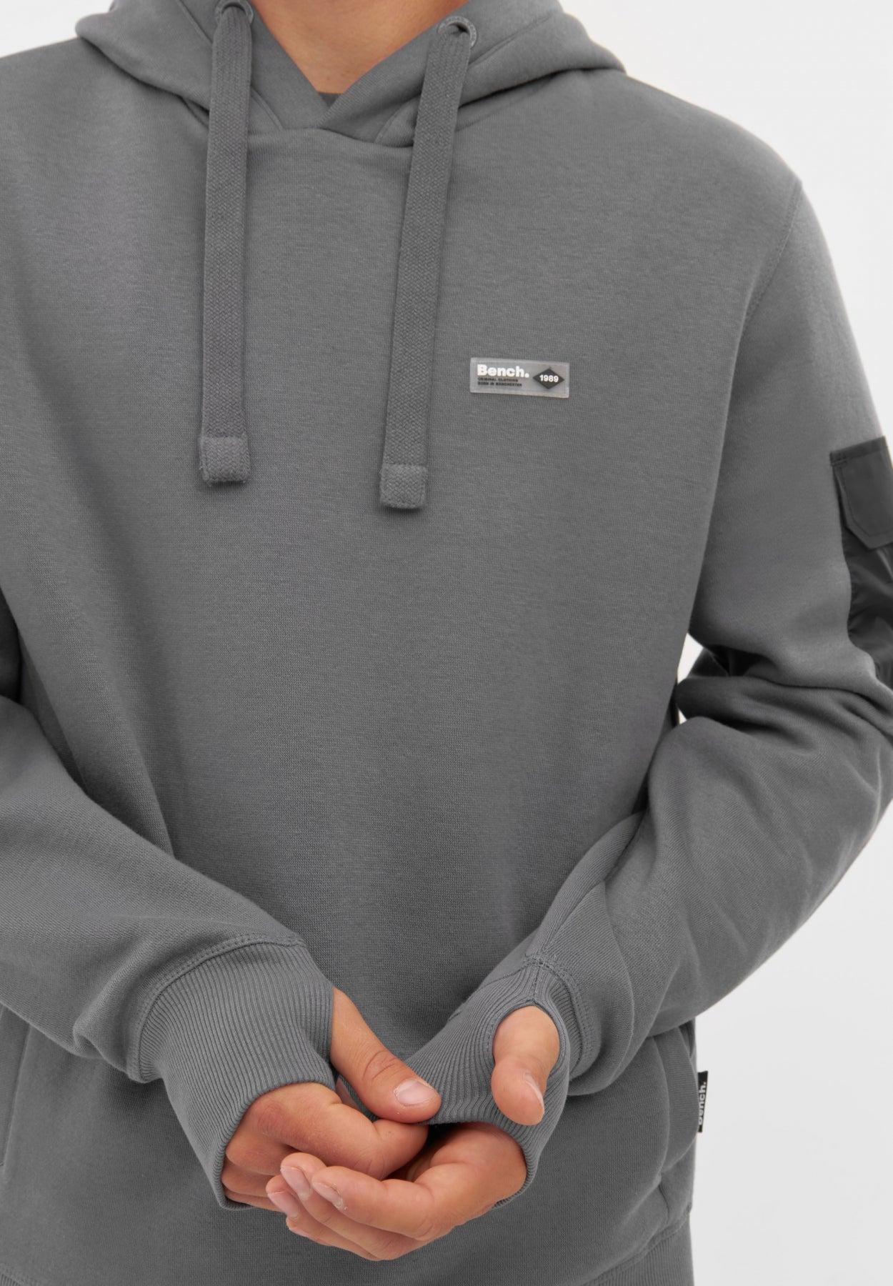 bench-xavier-hoodie-herren-steel-grey-mit-daumenl-chern image 4