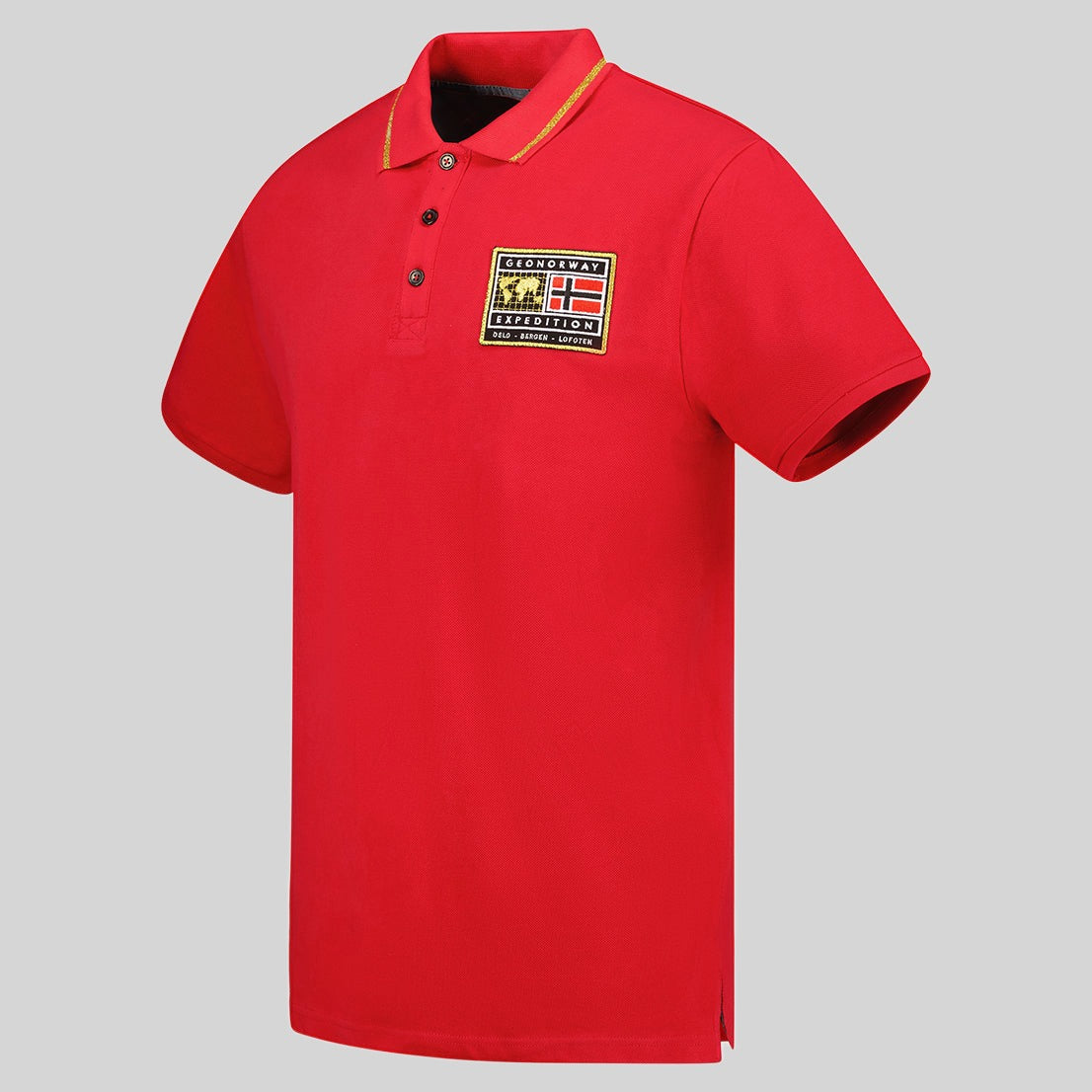 geographical-norway-karite-herren-polo-rot-baumwolle image 3