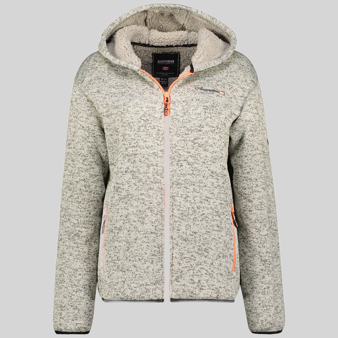 geographical-norway-torche-fleecejacke-damen-schwarz-m-mit-kapuze image 5