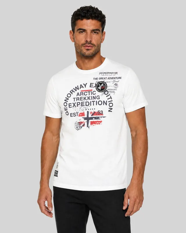 geographical-norway-jergen-herren-t-shirt-hellgrau-mit-print image 1
