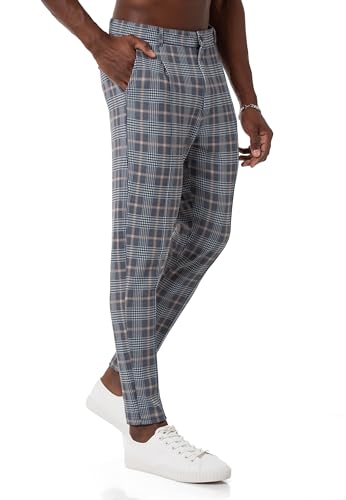 redbridge-hosen-chino-kariert-herren-jogg-pants-gummibund-casual image 8