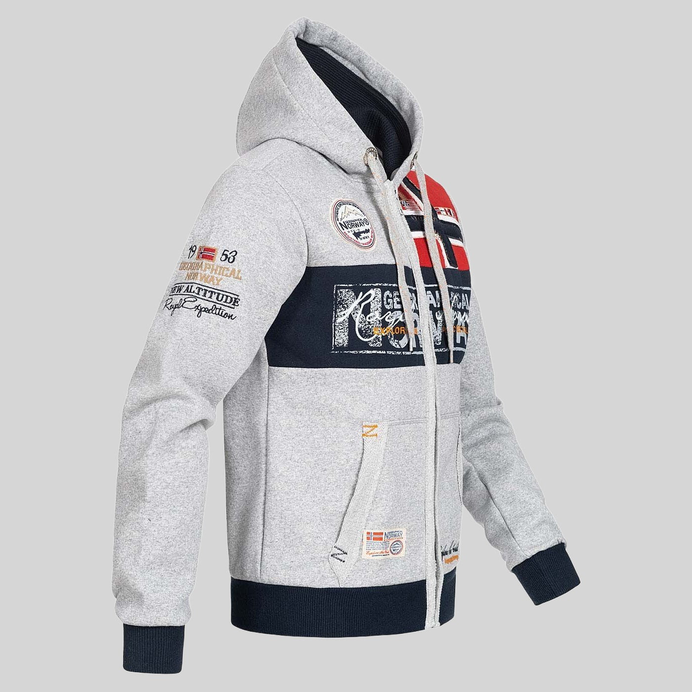 geographical-norway-flyer-hoodie-herren-schwarz-m-rei-verschluss image 5