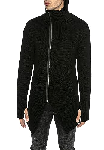 redbridge-asymetric-cut-strickjacke-herren-kapuze-gr-l image 7