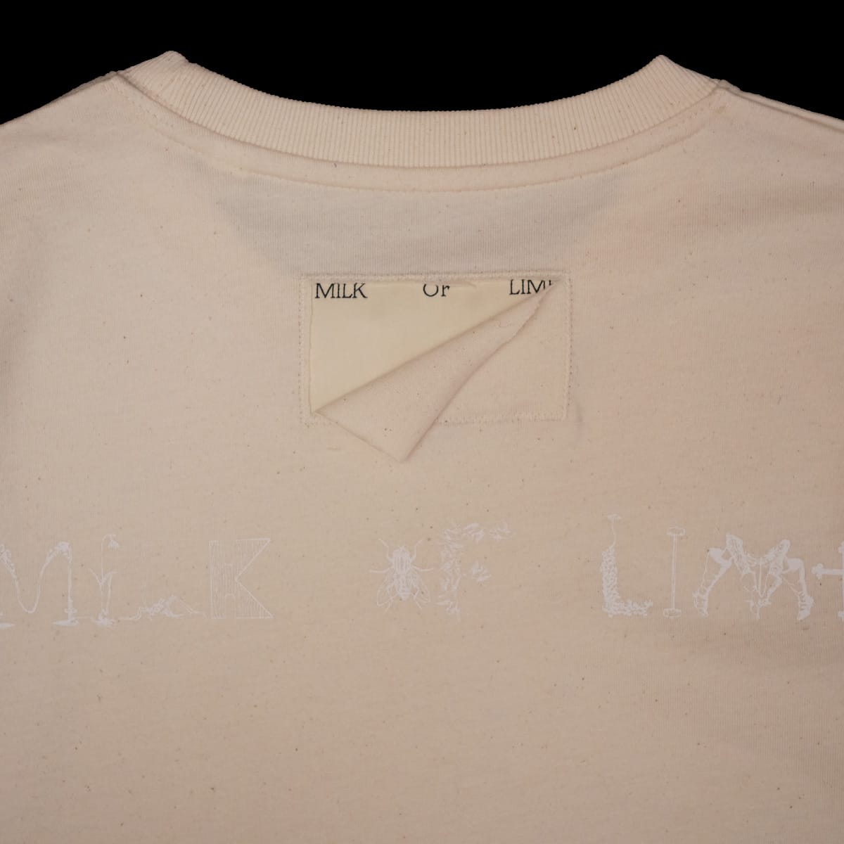 milk-of-lime-emblem-t-shirt-kurzarm-print image 7