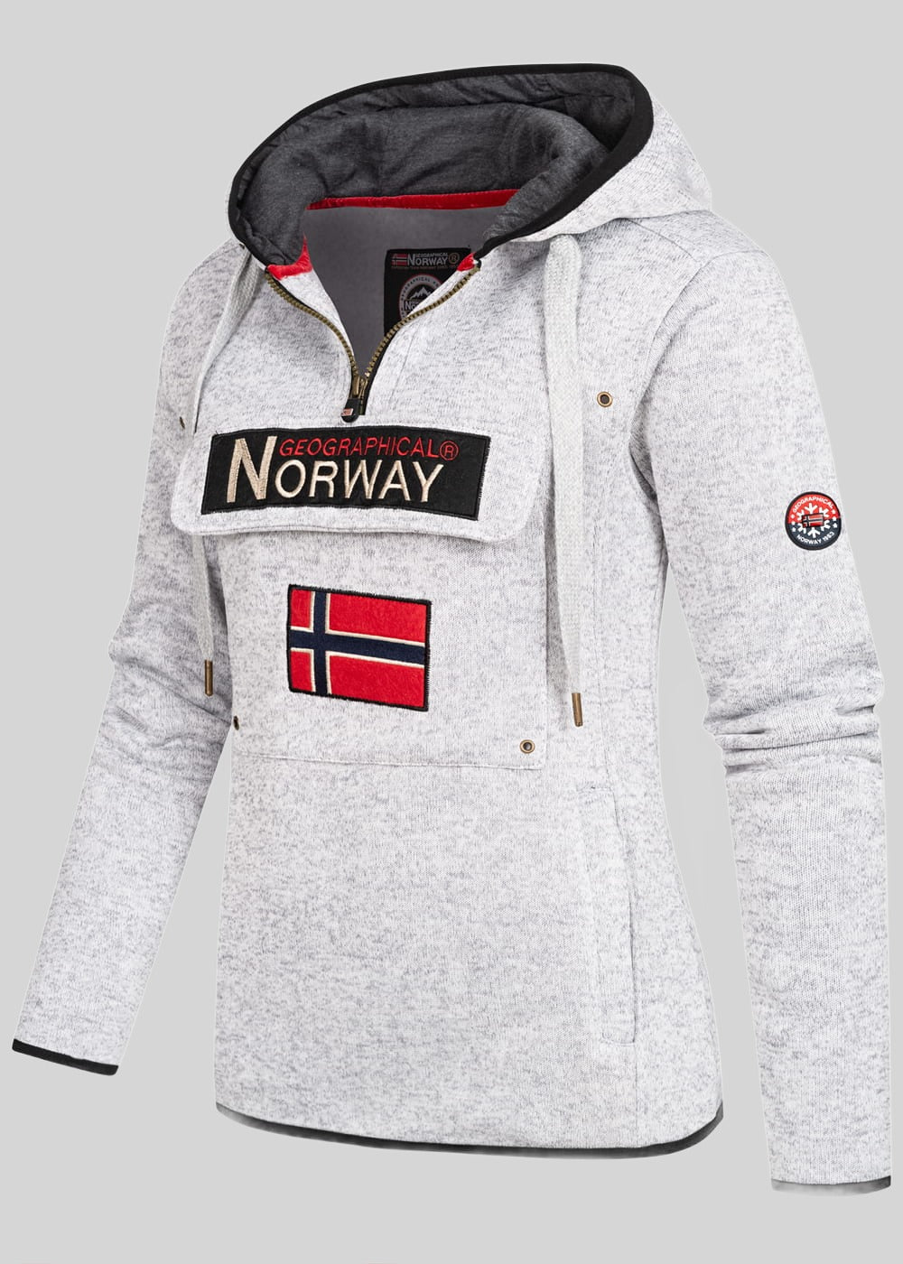 geographical-norway-upclassica-sweatshirt-damen-marine-stickerei image 5