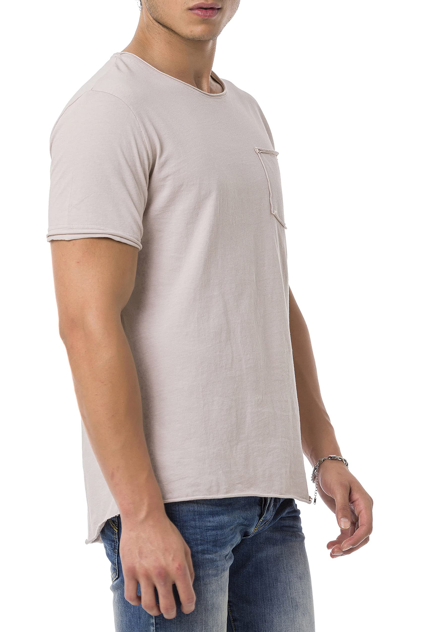 redbridge-t-shirts-asymmetric-brusttasche-schwarz image 4