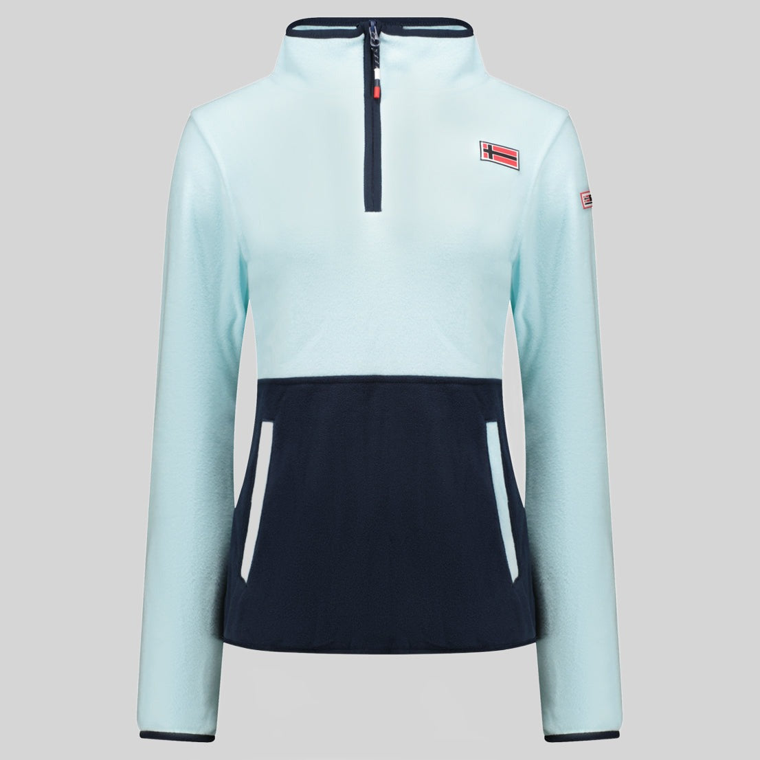 geographical-norway-touki-hz-fleecejacke-damen-bordeaux-m-kragen image 8