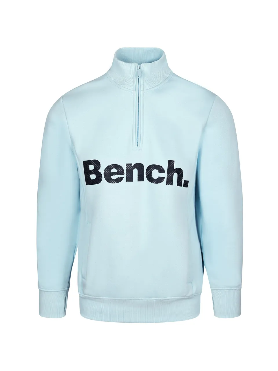 bench-plinth-sweatshirt-herren-ice-slim-fit-viertelzip image 1