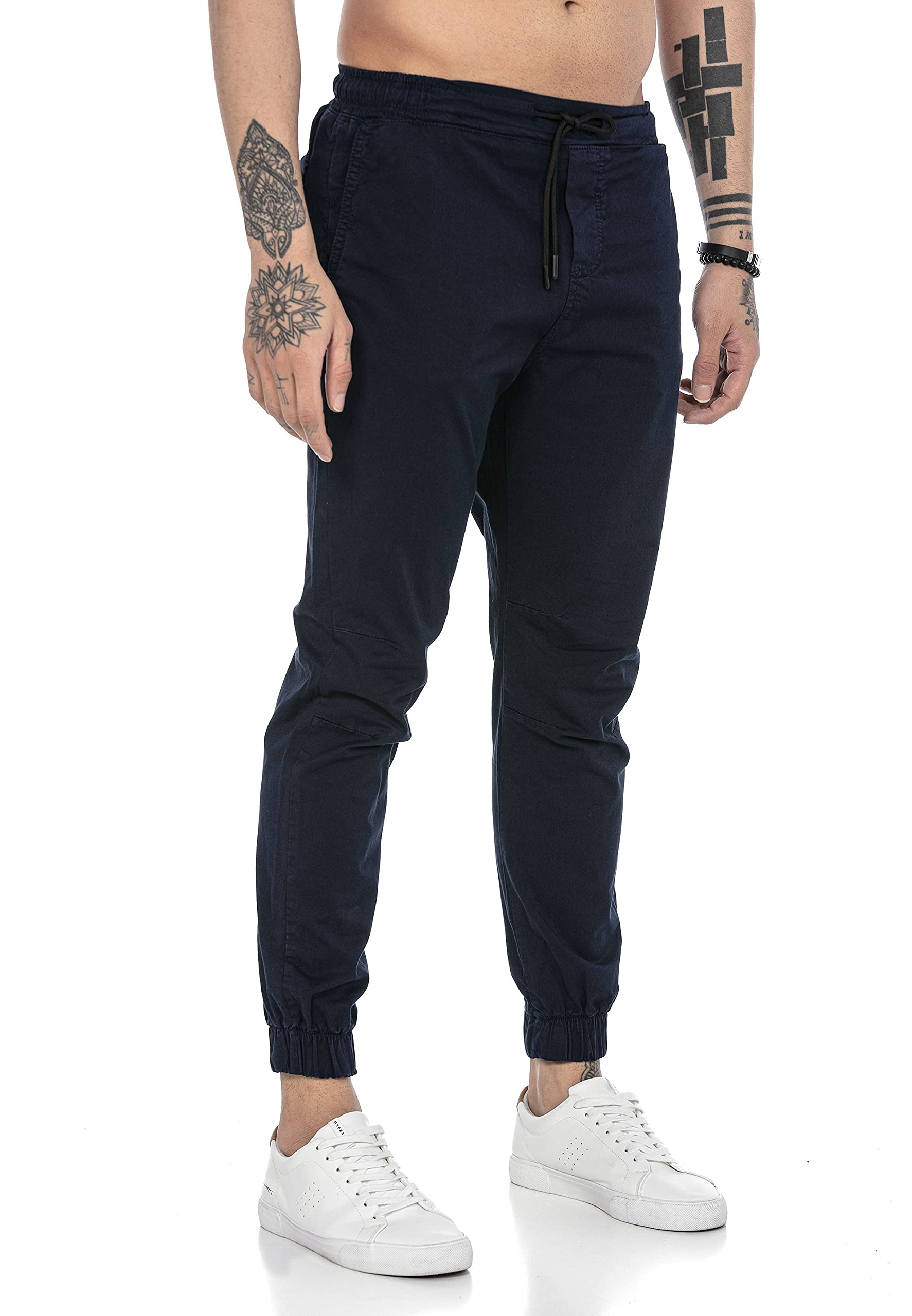 redbridge-hosen-freizeithose-jogger-chino-herren-schwarz image 7