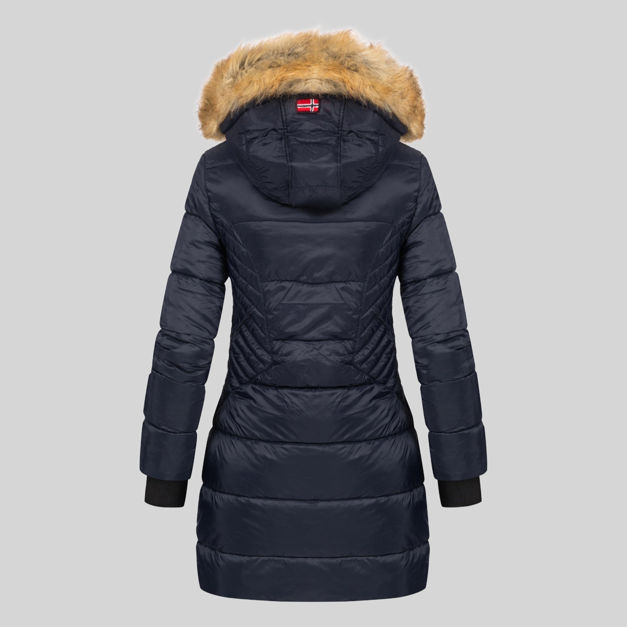 geographical-norway-abeille-damen-parka-lang-schwarz image 8
