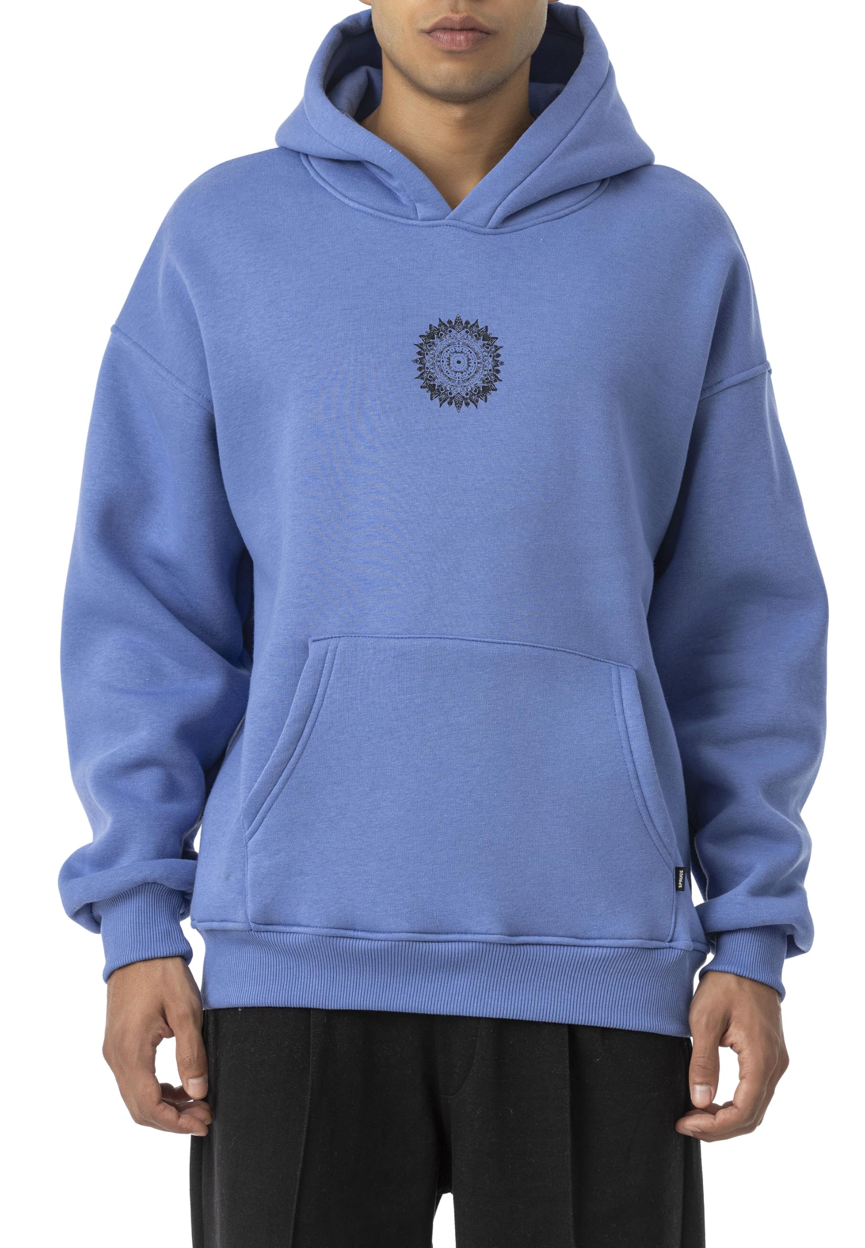 redbridge-spruce-hoodie-mandala-saxeblau-kapuzenpullover image 2
