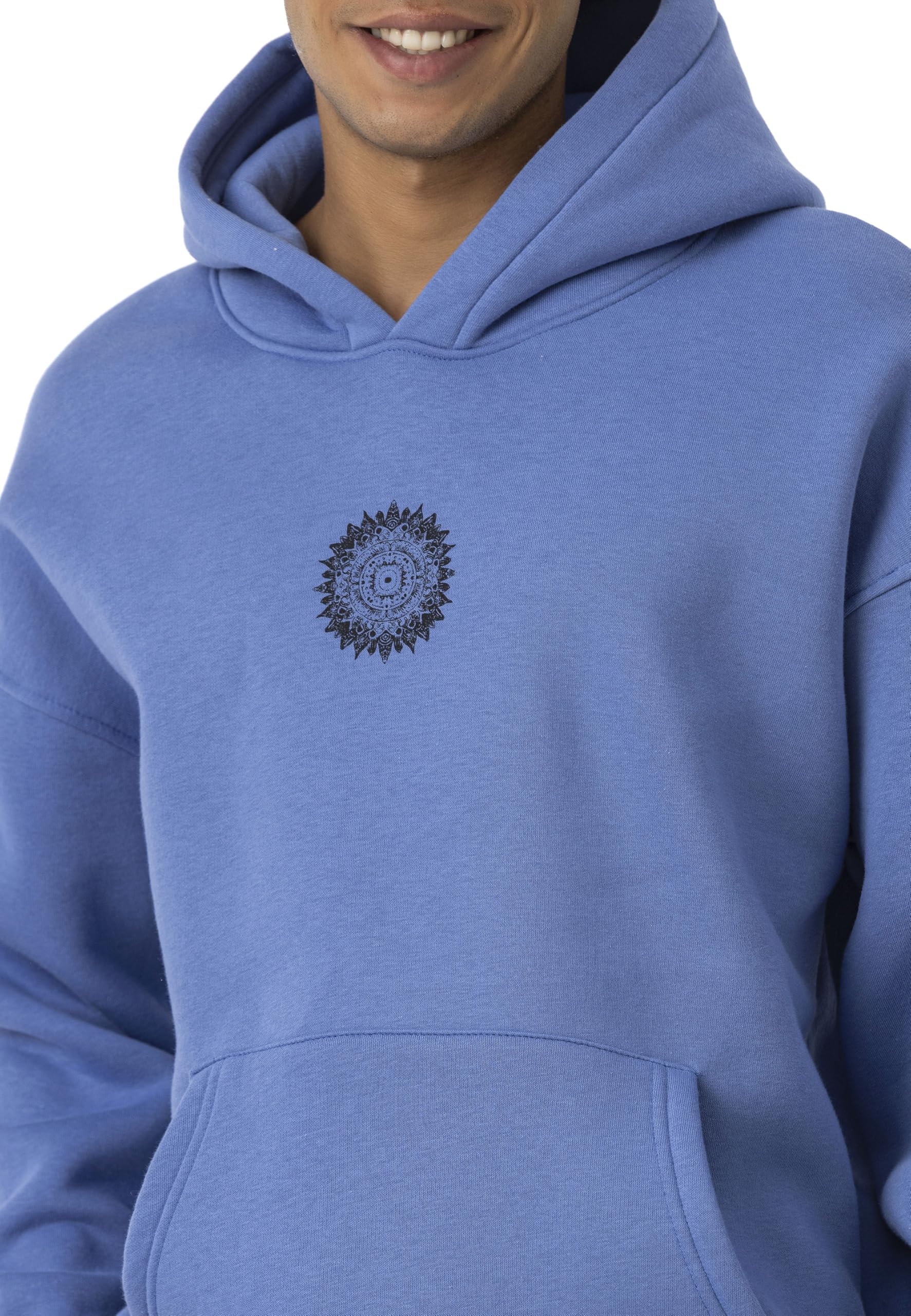 redbridge-spruce-hoodie-mandala-saxeblau-kapuzenpullover image 4