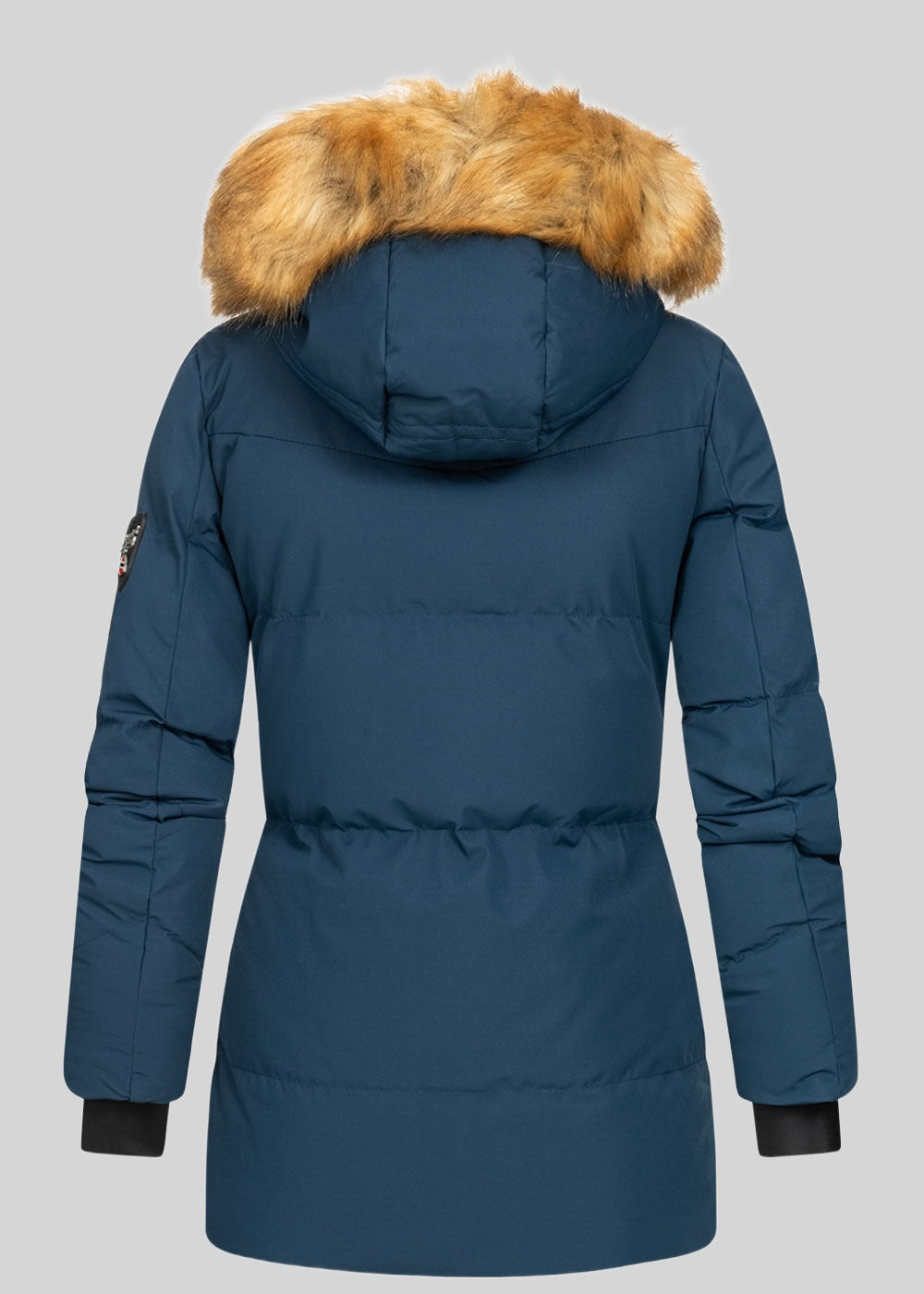 geographical-norway-crown-damen-parka-marine-mit-fellkapuze image 2