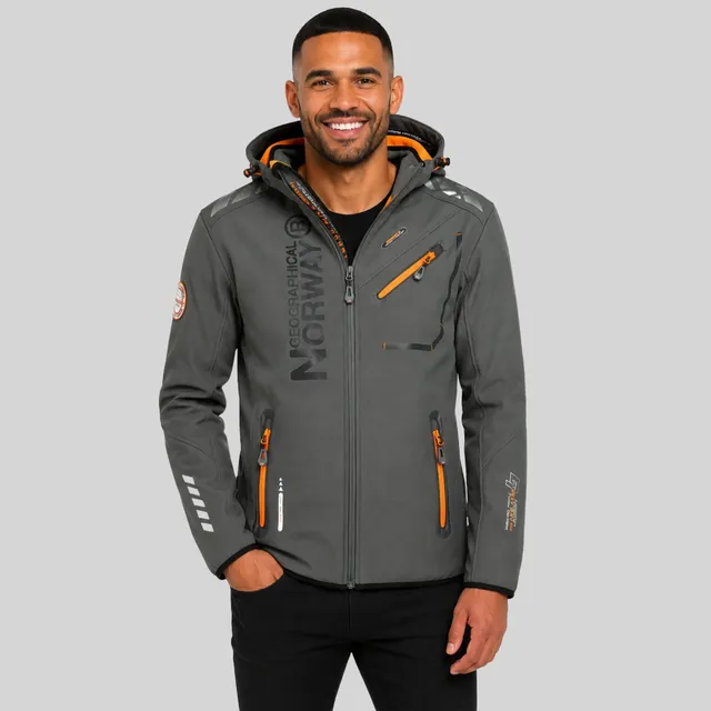 geographical-norway-royaute-herren-softshelljacke-schwarz-kapuze image 1